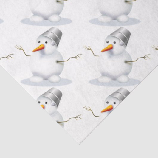 Snowmen Tissuepapier (Detail)