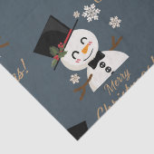 Snowmen Tissuepapier (Detail)