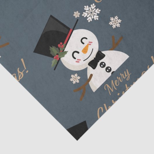 Snowmen Tissuepapier (Detail)