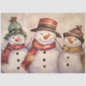 Snowmen Tissuepapier (Voorkant)
