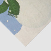 Snowmen Tissuepapier (Detail)