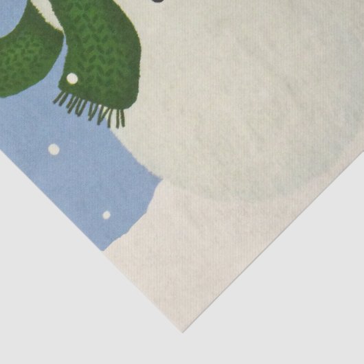 Snowmen Tissuepapier (Detail)