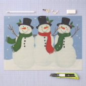 Snowmen Tissuepapier (Craft)