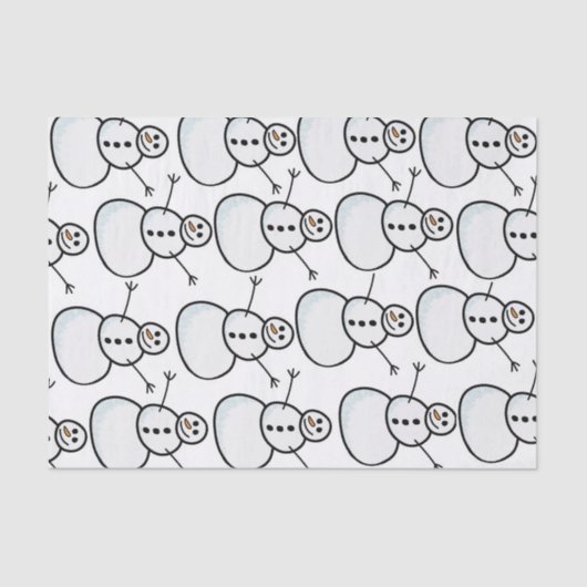 Snowmen Tissuepapier (Voorkant)