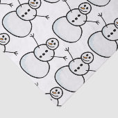 Snowmen Tissuepapier (Detail)