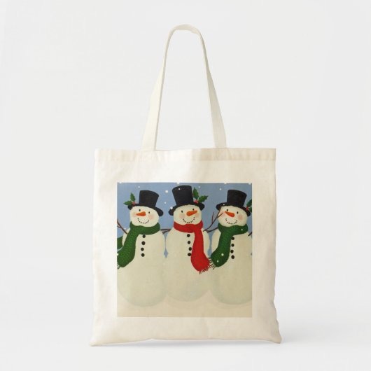 Snowmen Tote Bag (Voorkant)