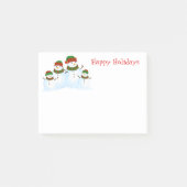 Snowmen van de feestdag post-it® notes (Voorkant)