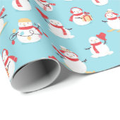 Snowmen — Verpakkingspapier Cadeaupapier (Rol Hoek)