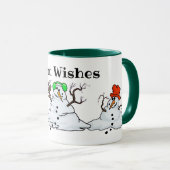 Snowmen Warm Wishes Mok (Voorkant rechts)