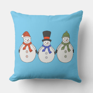 Snowmen Winter is gekomen Buitenkussen