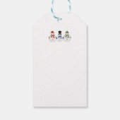 Snowmen Winter is gekomen Cadeaulabel (Achterkant)