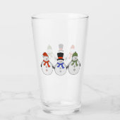 Snowmen Winter is gekomen Glas (Achterkant)