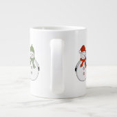 Snowmen Winter is gekomen Grote Koffiekop (Achterkant)