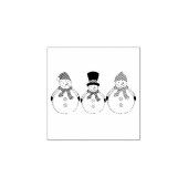 Snowmen Winter is gekomen Rubberstempel (Afrduk)