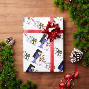 SnowMidge Kerstmis Chanoeka Verjaardag Gift Papier