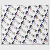 SnowMidge Kerstmis Chanoeka Verjaardag Gift Papier (Vlak)