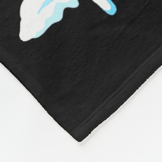 Snowmies Santa Lights Christmas Snowman Volleyball Fleece Deken (Hoek)