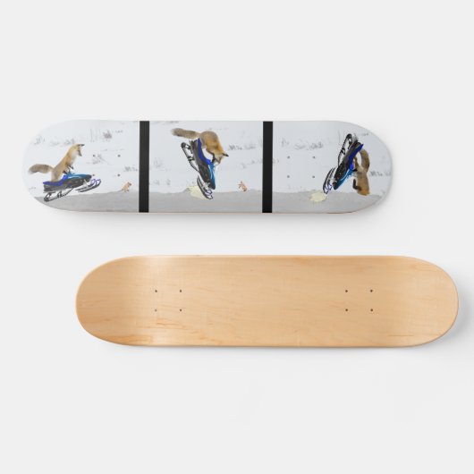 Snowmo Fox Persoonlijk Skateboard (Horizontaal)