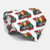 Snowmobiel Humor Stropdas (Opgerold)