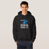 Snowmobiel - Ik stuur het gewoon door Hoodie (Voorkant volledig)