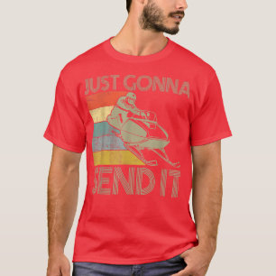 Snowmobiel voor mannen t-shirt