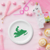 Snowmobier in het Groene Papieren Bordje (Feest)