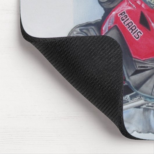 Snowmobier Mousepad Muismat (Hoek)