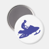 Snowmobier/Slaper Magneet (Voorkant / Achterkant)