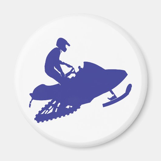 Snowmobier/Slaper Magneet (Voorkant)
