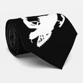 Snowmobier White Sled Stropdas (Opgerold)