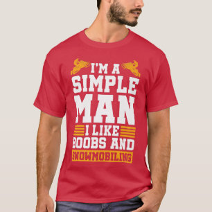 Snowmobiers Sneeuwmachine Snowmob T-shirt