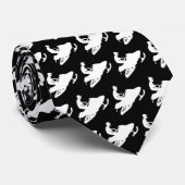 Snowmobiile in wit stropdas (Opgerold)