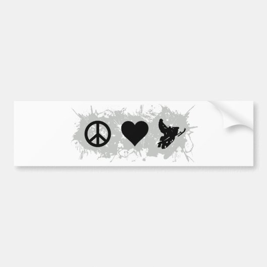 Snowmobiing Bumpersticker (Voorkant)