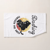 Snowmobiing - Dashing door de sneeuw Handdoek (Handdoek)