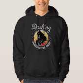 Snowmobiing - Dashing door de sneeuw Hoodie (Voorkant)