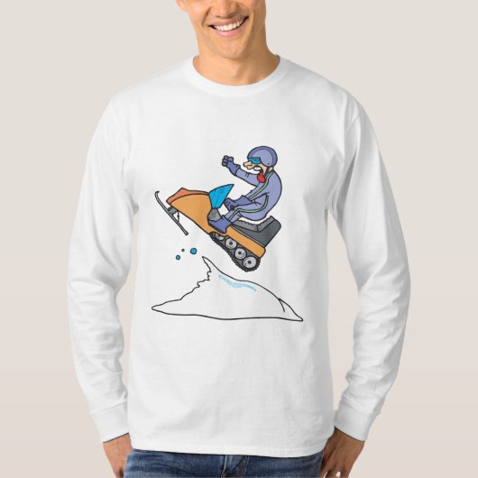 Snowmobiing Jump T-shirt (Voorkant)