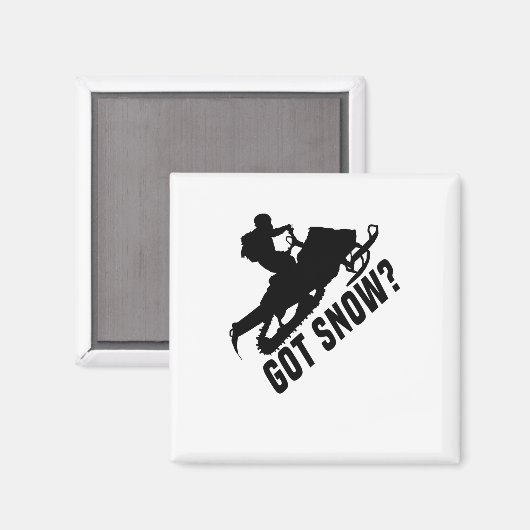 Snowmobiing Magneet (Voorkant / Achterkant)