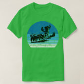 Snowmobiing Snowmobile Retro T-shirt (Design voorkant)