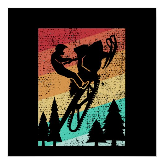 Snowmobiing Snowmobilie Perfect Poster (Voorkant)