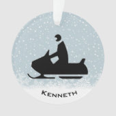 Snowmobile AcrylOrnament Ornament (voorkant)