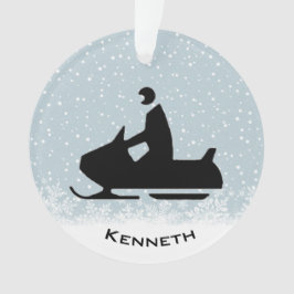 Snowmobile AcrylOrnament Ornament