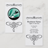 snowmobile bloeit visitekaartje (Voorkant / Achterkant)