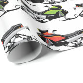 Snowmobile Cadeaupapier (Rol Hoek)