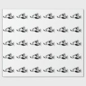 Snowmobile Cadeaupapier (Vlak)