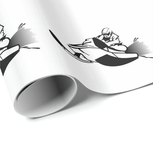 Snowmobile Cadeaupapier (Rol Hoek)