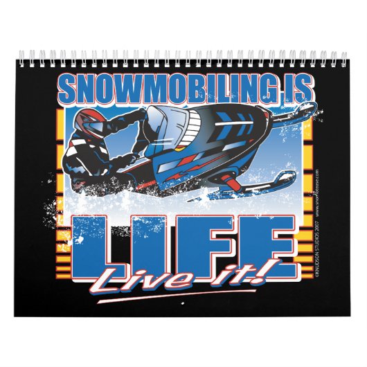 Snowmobile Calander Kalender (Hoes)