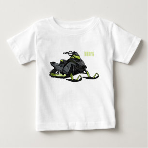 Snowmobile cartoon illustratie