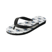 Snowmobile cartoon illustratie kinder teenslippers (Schuin)