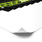 Snowmobile cartoon illustratie perfect poster (Hoek)