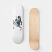 Snowmobile cartoon illustratie persoonlijk skateboard (Voorkant)